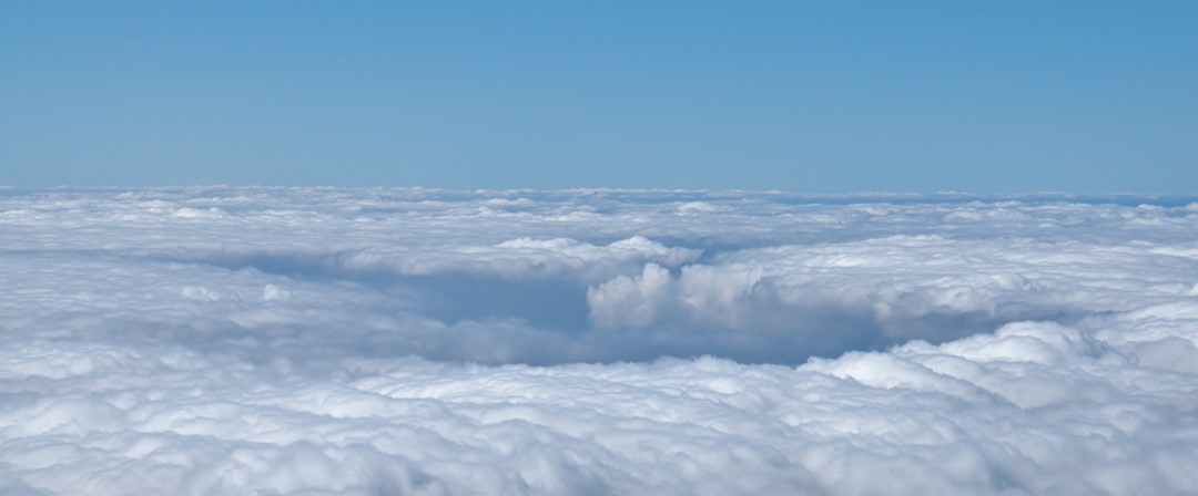 上空の写真