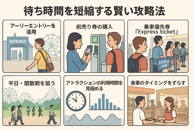 待ち時間を短縮する賢い攻略法