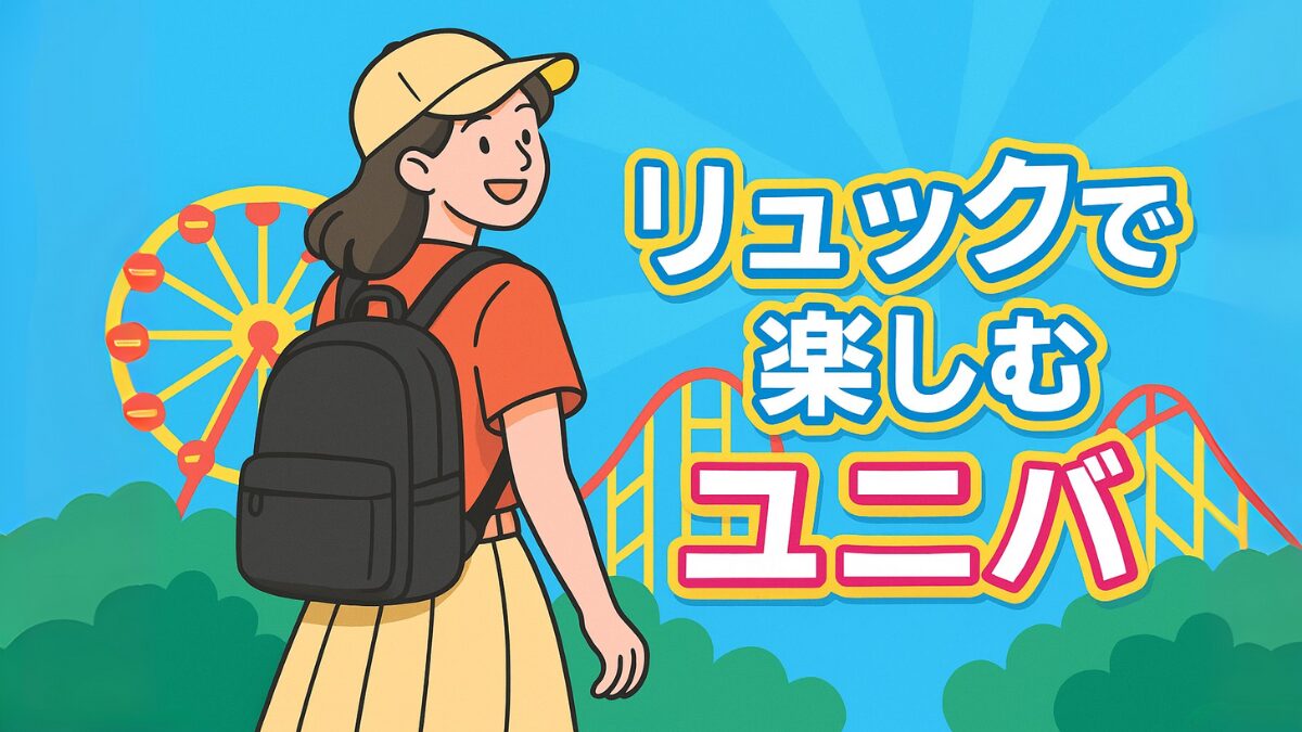 リュックで楽しむユニバ