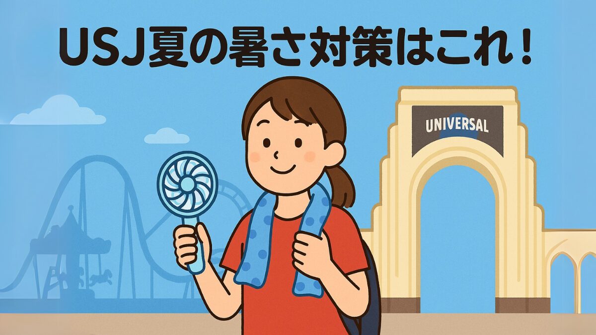 USJ夏の暑さ対策はこれ！