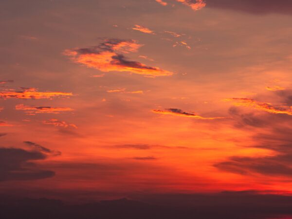 夕方の空
