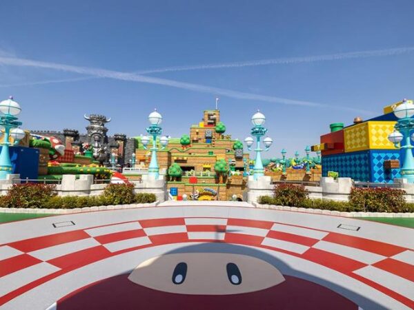 マリオワールドを見渡した様子