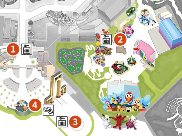 ユニバのロッカーの場所