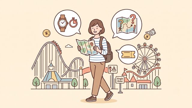ナガシマスパーランドを1人で満喫する攻略法