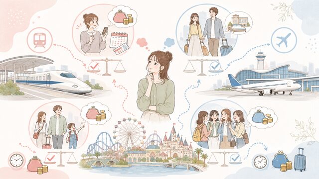 USJへ行くなら飛行機と新幹線のどっちが安い？