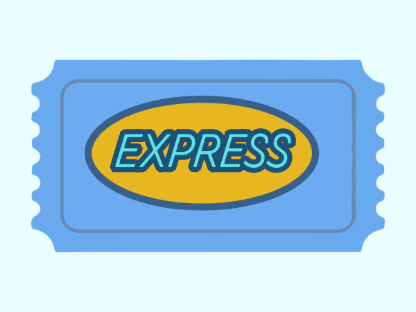 EXPRESSパスのイメージイラスト