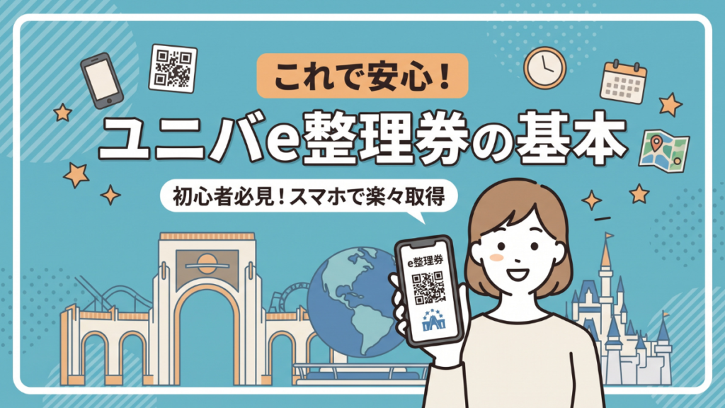 これで安心！ユニバe整理券の基本